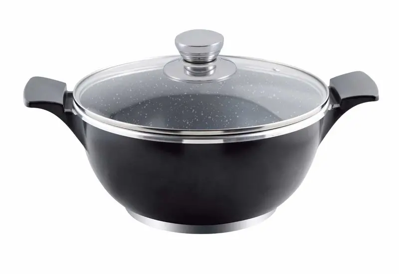 Imperial Collection Im-Cas32Ap Deep 32 Cm Marble-Coated Saucepan 1