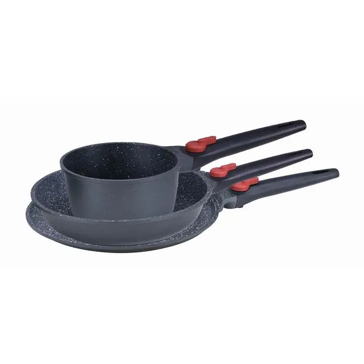 Imperial Collection Im-Fps4Dhm Durable Aluminum Cookware Set – 4-Piece Essential Kit 1