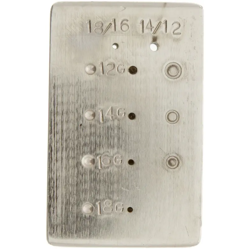 Jeweler'S Basics Solid Steel Riveting Block For Metalwork 1