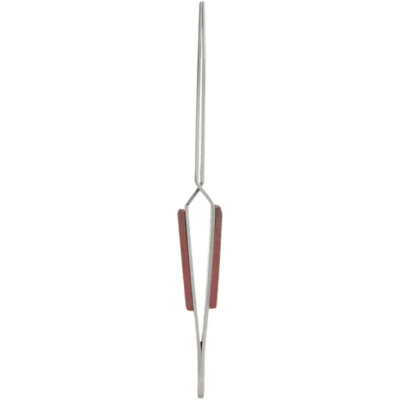 Jeweler'S Basics® Straight Cross-Lock Tweezers With Fiber-Grip Tips – 6.5" 1