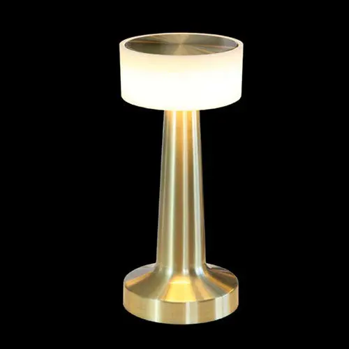 K. Light Gold Rechargeable Table Lamp – Warm 3000K Led Lighting 1