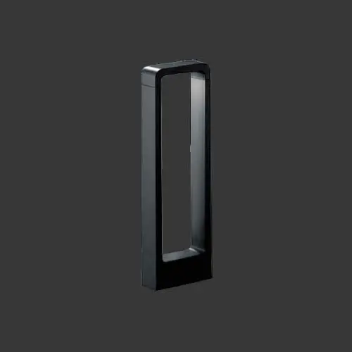 K. Light Hollow 570Lm 3000K Black Led Bollard 1