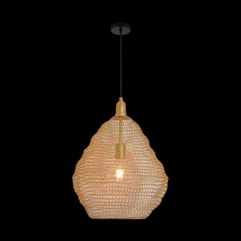 K. Light Phantom Large Pendant Light – E27, 40W, Brushed Gold Design 1