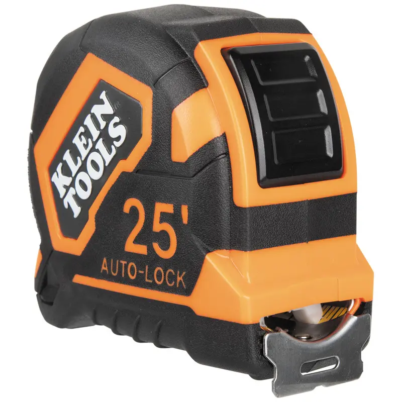Klein 9125Al 25-Foot Auto-Lock Tape Measure With Belt Clip 1