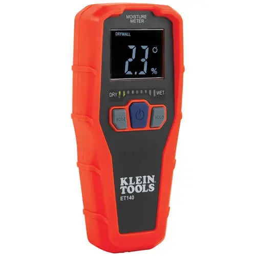 Klein Tools Et140 Pinless Moisture Meter – Non-Destructive Wood & Building Material Testing 1