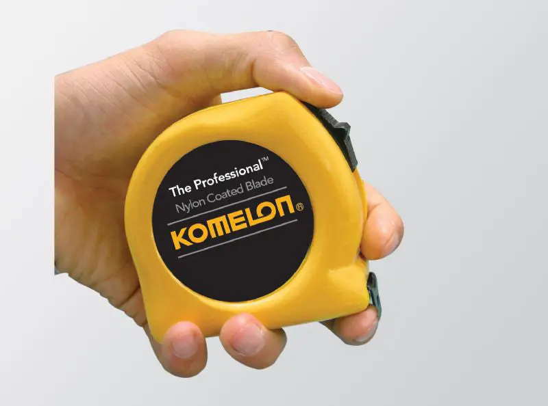 Komelon The Professional Yellow 25-Foot Tape Measure With Locking Mechanism 1