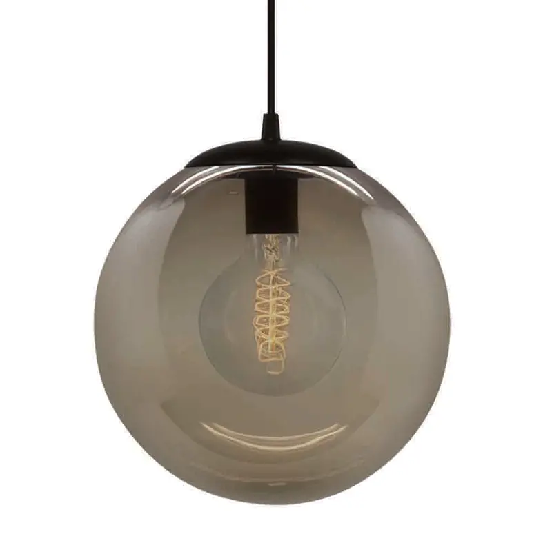 Large Palla Fumo Black Pendant – 60W By Spazio 1