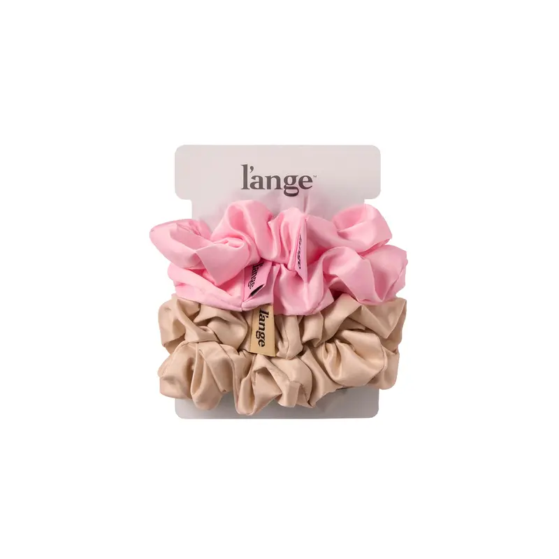 Large Satin Scrunchie Set – 4-Piece Luxe Hair Ties For Thick Or Long Hair 1