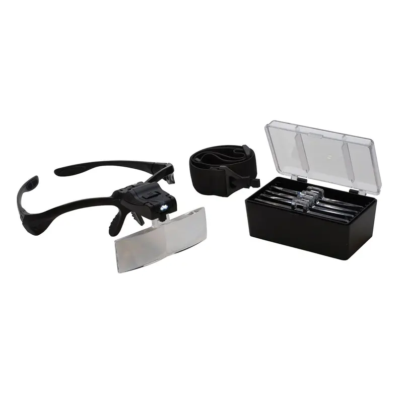 Led-Illuminated Magnifier With Five Interchangeable Lenses 1