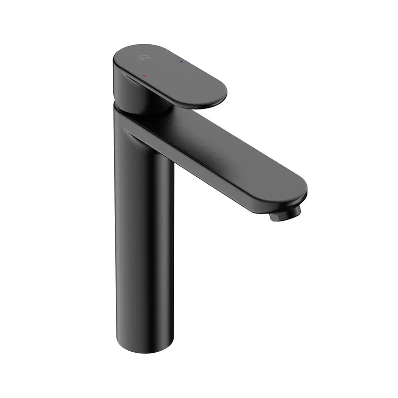 Liquidred Solace High-Arc Basin Faucet In Matte Black 1