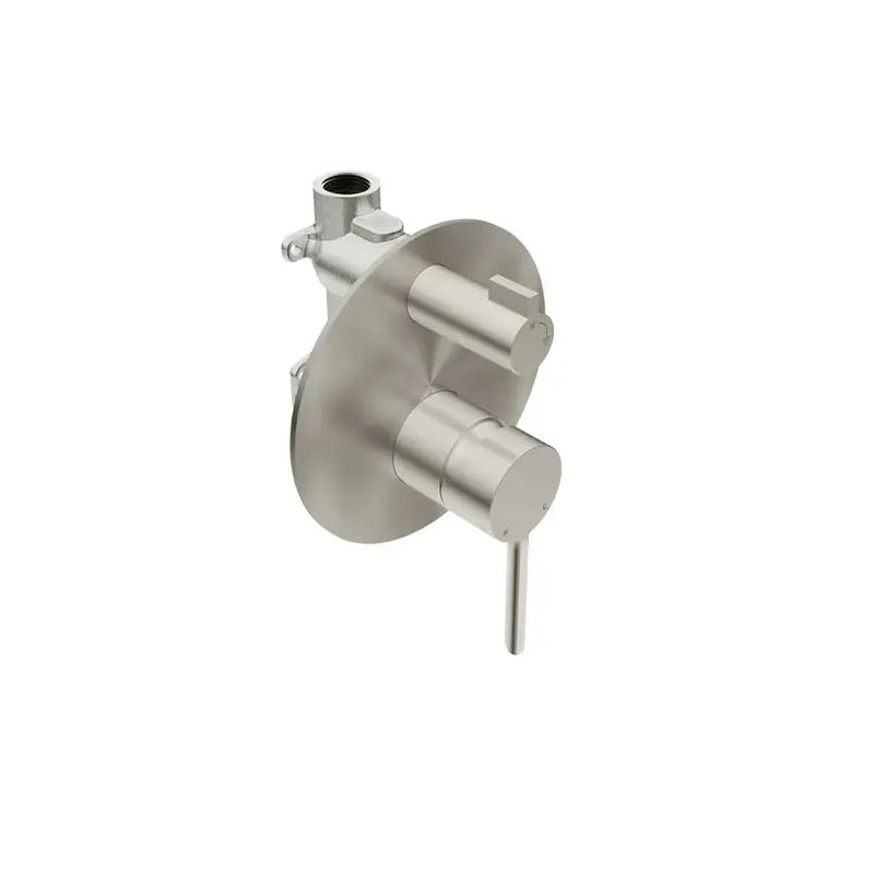 Liquidred Stilo Brushed Stainless Steel Concealed Shower Mixer With Divert Valve 1