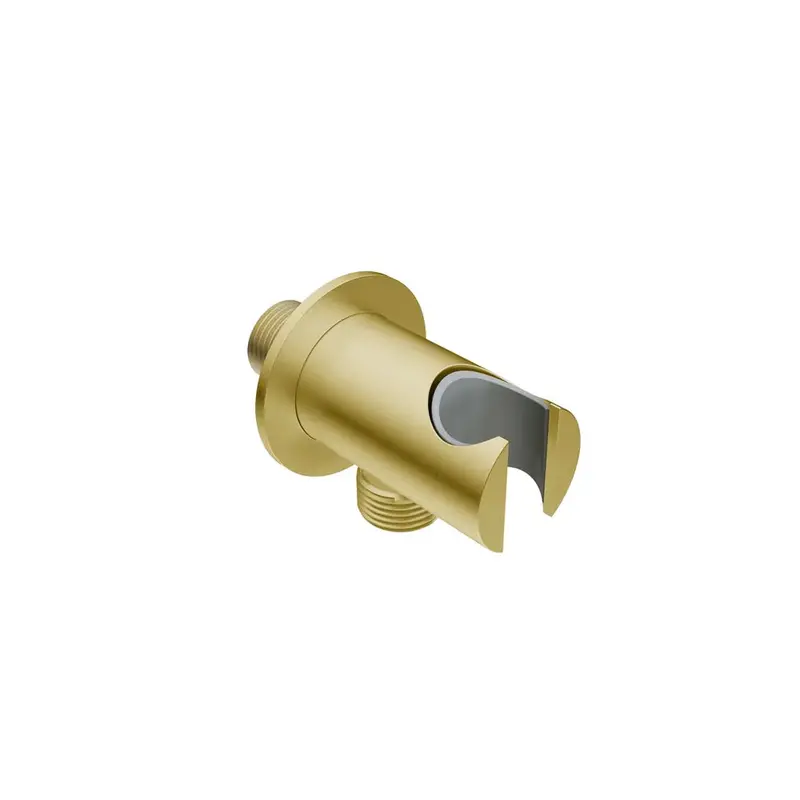 Liquidred Stilo Champagne Gold Hand Shower Holder And Connector 1