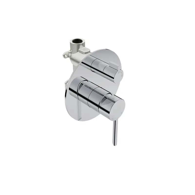 Liquidred Stilo Chrome Concealed Shower Mixer With Divert Valve 1
