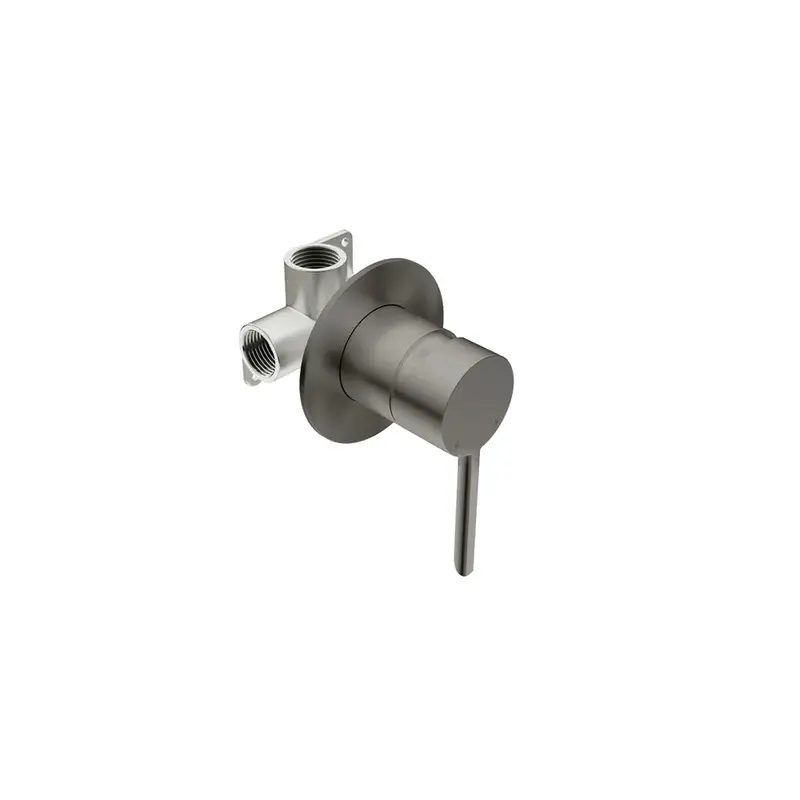 Liquidred Stilo Thermostatic Shower Mixer With Concealed Valve – Brushed Graphite 1
