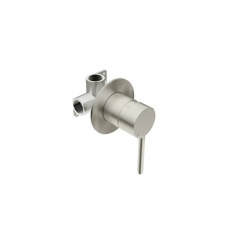 Liquidred Stilo Thermostatic Shower Mixer With Concealed Valve – Brushed Stainless Steel 1