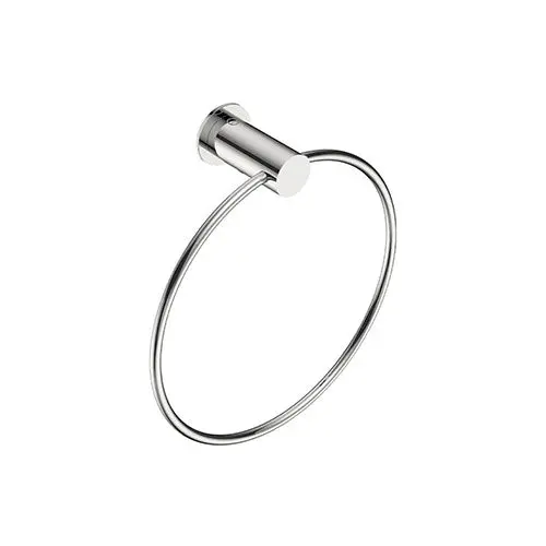 Liquidred Unity Round Towel Ring – Minimalist Chrome Design 1