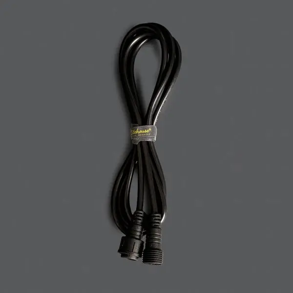 Litehouse Mains Festoon Extension Cable – 2M, 220–240V, Black 1