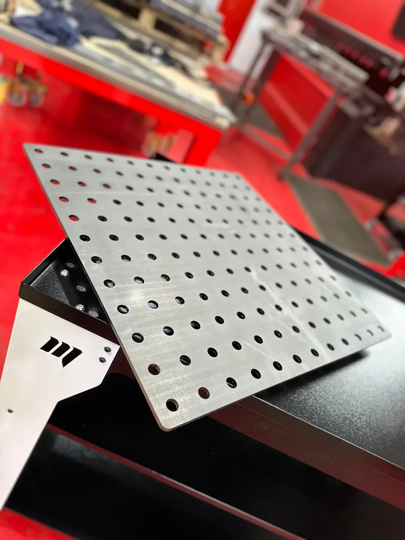 Mac Lpo Top Fixture Plate For Weld Tables – Bench-Mounted Mig/Tig Fabrication Support 1