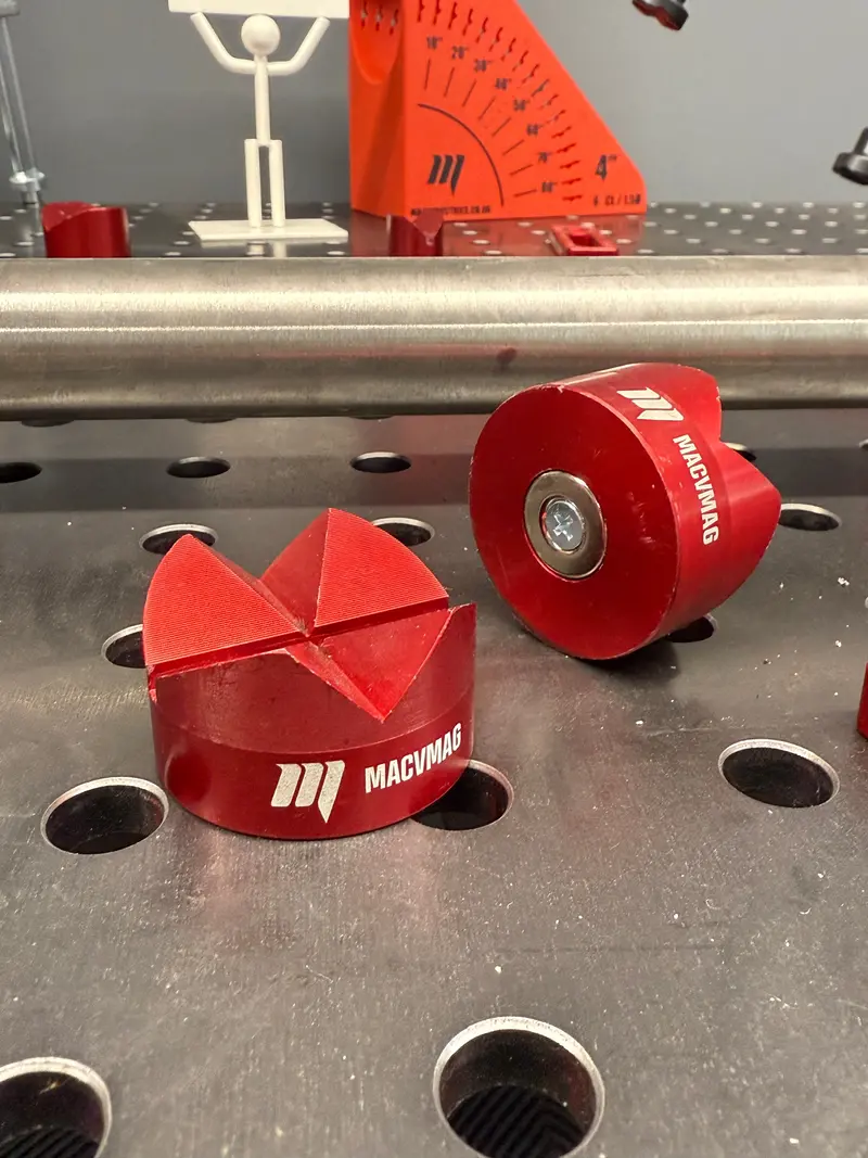 Mac Magnetic Multi-V Block Set (Pair) For Precision Weld Alignment 1