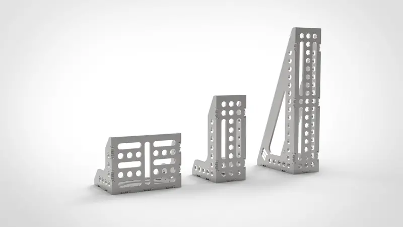 Mac Pro Slotted Square 3-Piece Starter Kit – Weld Table Tooling Set 1