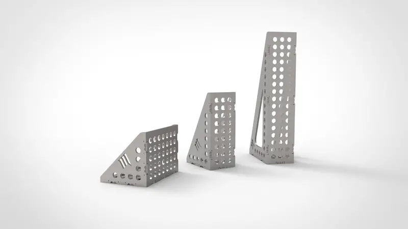 Mac Pro Square 3-Piece Starter Set – Modular Weld Table Tooling Kit 1