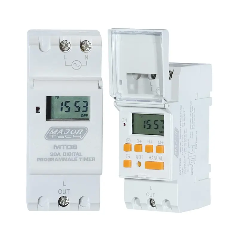 Major Tech 8-Function Industrial Programmable Timer 1