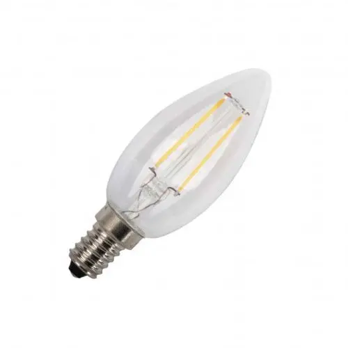 Major Tech E14 Filament Led Candle Bulb – 2W, 220 Lumens, 3000K 1