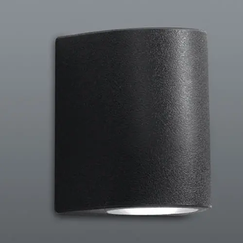 Marta 160 Led Wall Lamp: 14W, 1600 Lumens, Warm 3000K – Sleek Black 1
