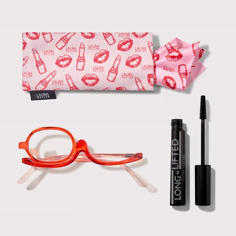 Mascara + Magnifying Makeup Glasses Kit – 3-Piece Vanity Essentials Bundle 1