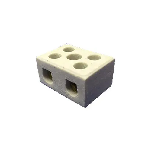 Matelec 15A Two-Way Porcelain Connector – 5 Terminal Holes 1