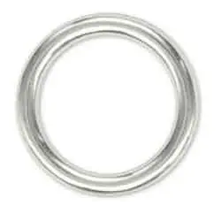 Nickel-Plated And Brass-Plated Solid Hardware Rings 1