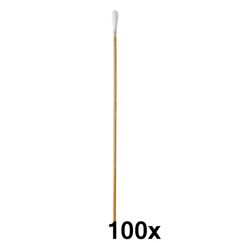 Non-Sterile Cotton-Tip Swabs With Wooden Handles — 6" Length, 100-Count 1