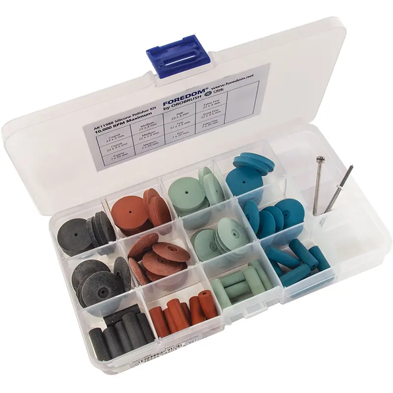 Oro 74-Piece Silicone Polisher Assortment For Precision Finishing 1