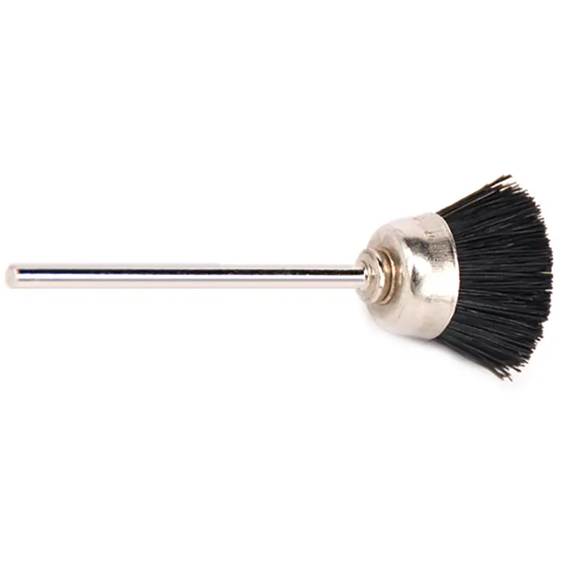 Oro Black Bristle Cup Brush – 12Mm Diameter × 9.5Mm Length, 2.35Mm Shank, Pack Of 12 1