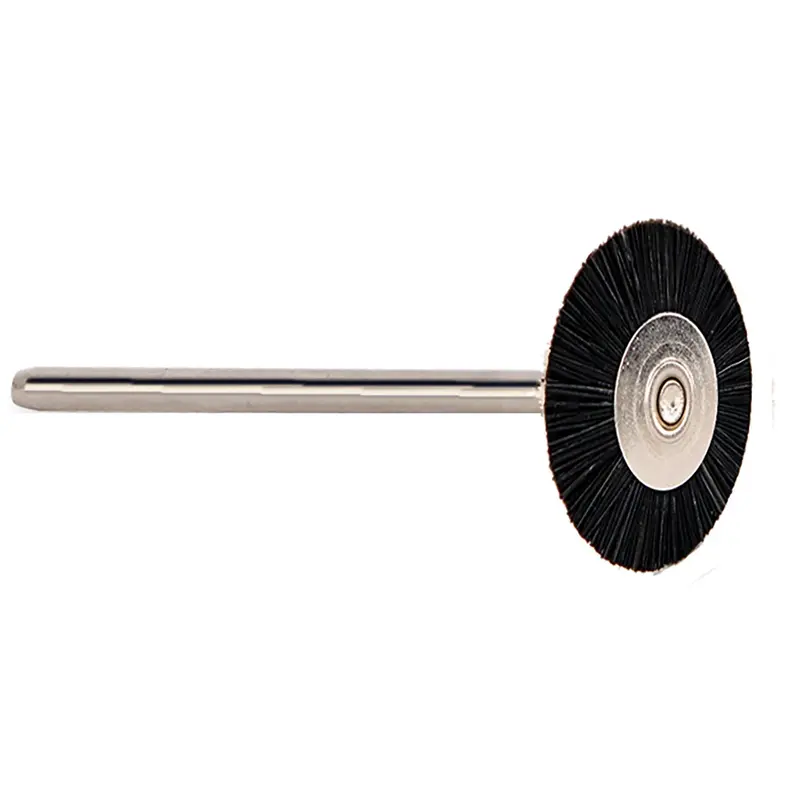 Oro Black Bristle Mounted Brush – 22Mm Diameter, 2.35Mm Shank, Pack Of 12 1