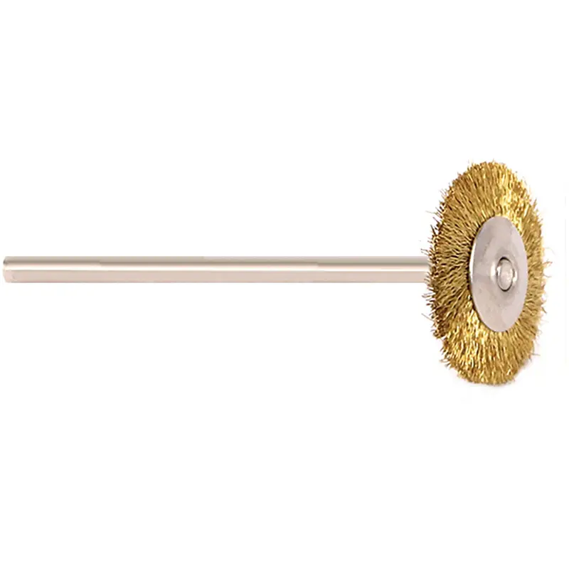 Oro Brass Wire Mounted Brush – 22Mm Diameter, 2.35Mm Shank, Pack Of 12 1