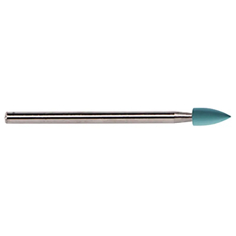 Oro Extra-Fine Rubber Flame-Shaped Rotary Point – 3×7 Mm, 2.35 Mm Shank (24-Pack) 1