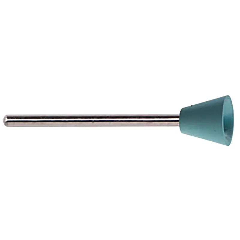 Oro Extra-Fine Rubber Inverted Cone Rotary Point – 9×8.5 Mm, 2.35 Mm Shank (24-Pack) 1