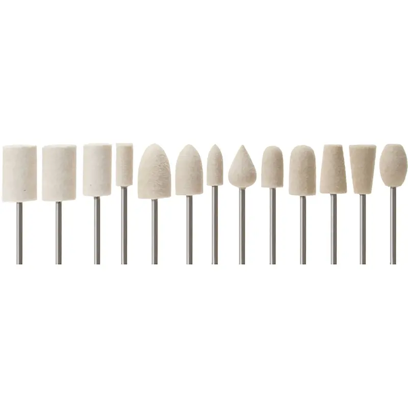 Oro Felt Bob Mounting Set – 13-Piece Assortment, 2.35Mm Shank 1
