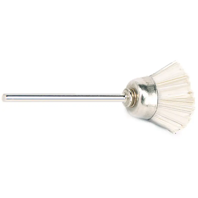 Oro Horse Hair Cup Brush – 12Mm Diameter × 9.5Mm Length, 2.35Mm Shank, Pack Of 12 1