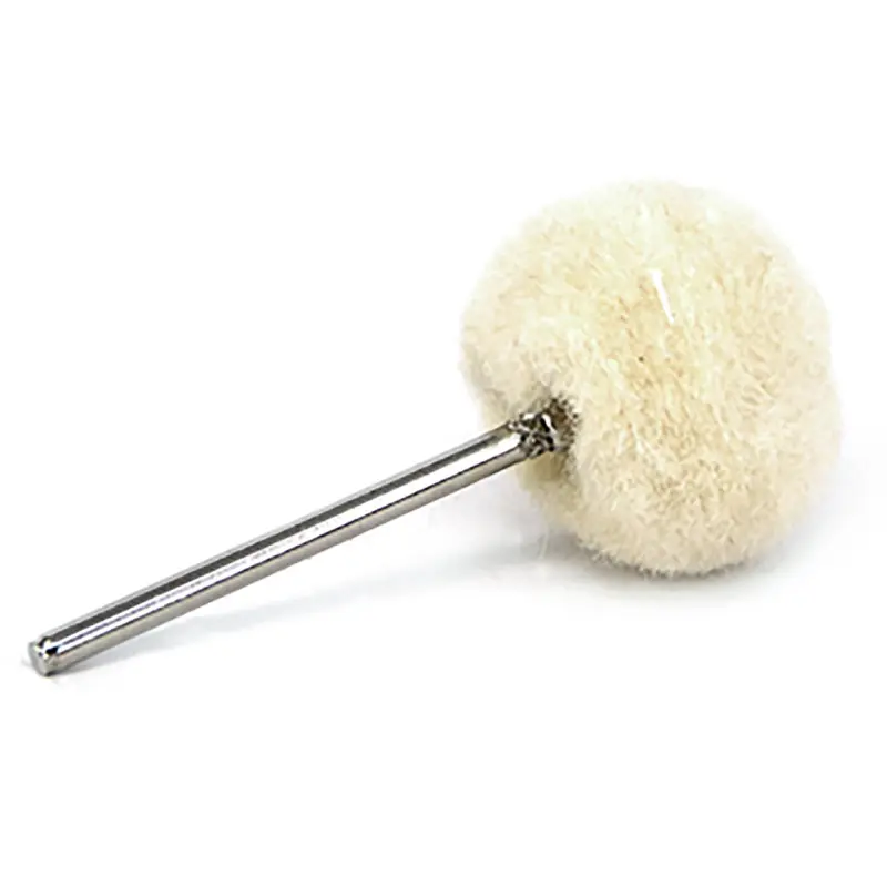 Oro Mounted Cotton Mop Brush – 25Mm Diameter, 2.35Mm Shank, 12-Pack 1
