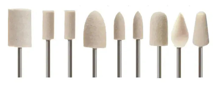 Oro Mounted Felt Bobs – 3/32-Inch Shank, Medium Density, 9 Shape Options (Multi-Pack) 1