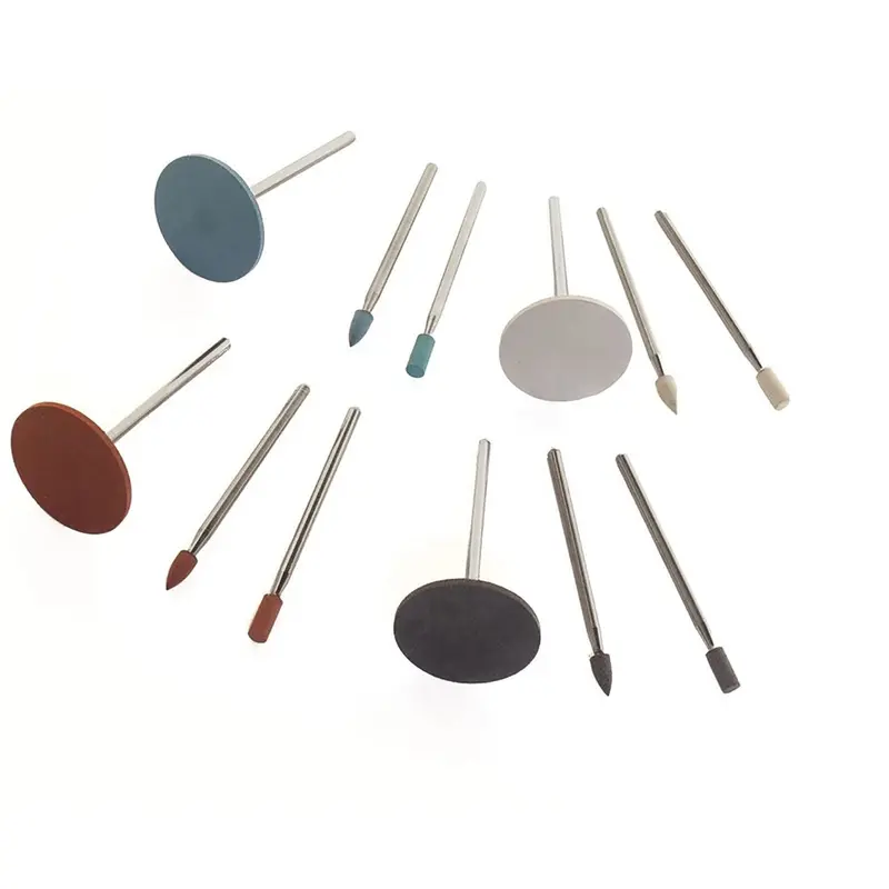 Oro Rubber Polishing Wheel Kit – 12-Piece Set For Low-Rpm Applications (2,000–5,000 Rpm) 1