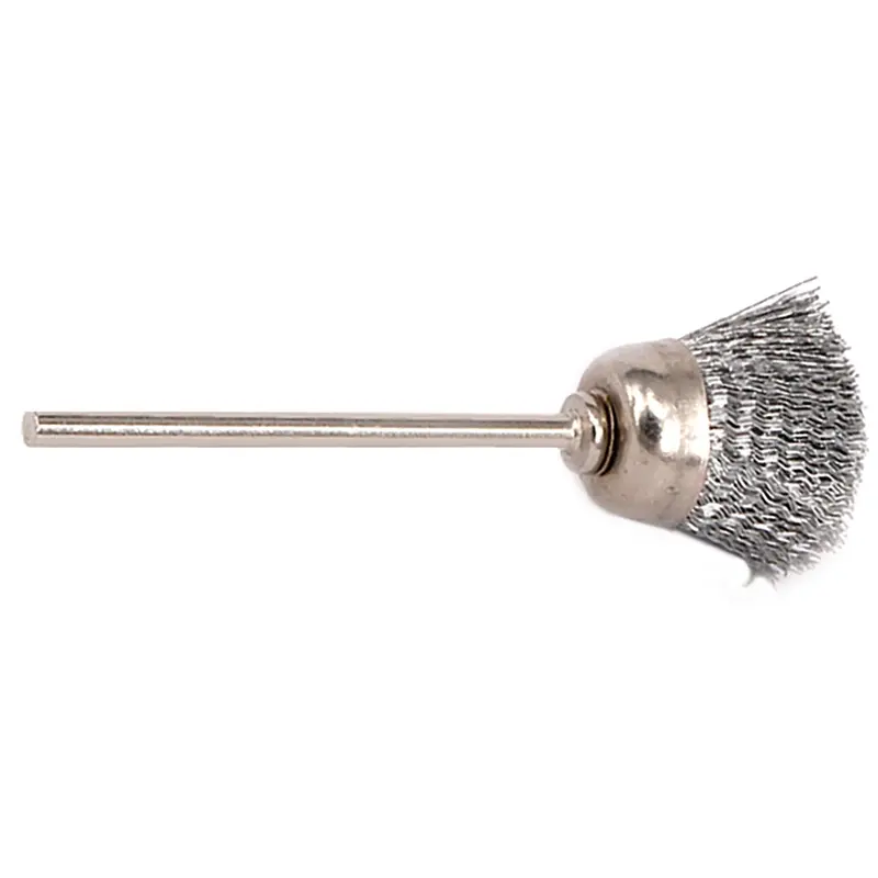 Oro Steel Wire Cup Brush – 12Mm Diameter × 9.5Mm Length, 2.35Mm Shank, Pack Of 12 1