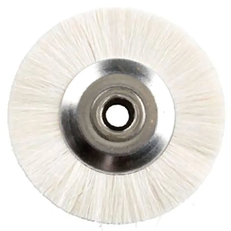 Oro Unmounted White Goat Hair Discs – 25.4Mm Diameter, 3.2Mm Arbor Hole (50-Pack) 1