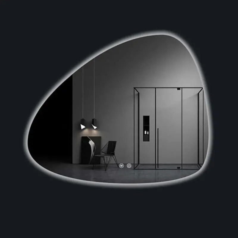 Ovoid Led Lighted Bathroom Mirror – K. Light Range 1