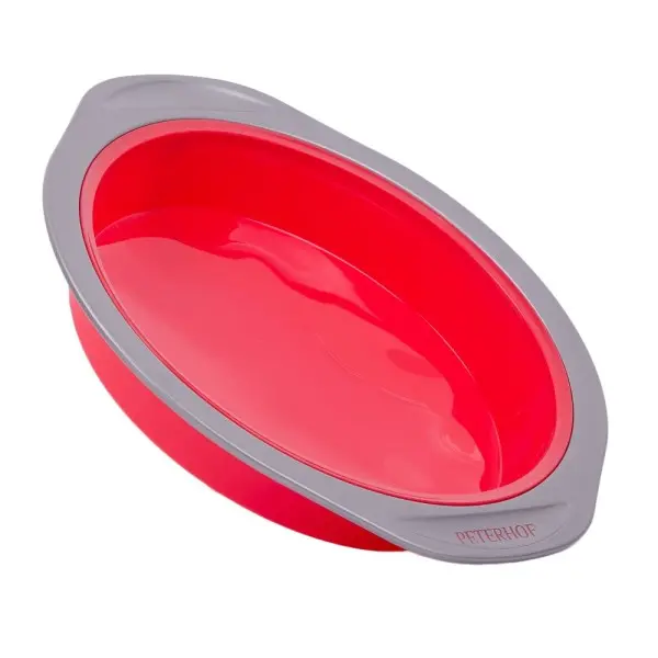 Peterhof Ph-12852 Non-Stick Silicone Round Cake Pan With Reinforced Carbon Steel Rim 1
