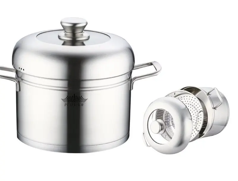 Peterhof Ph-15257 24 Cm 4-Tier Stainless Steel Food Steamer 1