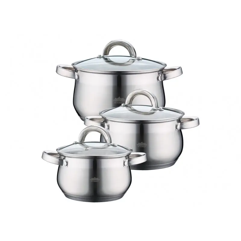Peterhof Ph-15759 Stainless Steel 6-Piece Cookware Set 1