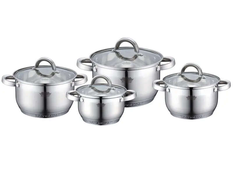 Peterhof Ph-15805 Heavy-Duty Stainless Steel 8-Piece Kitchen Set 1